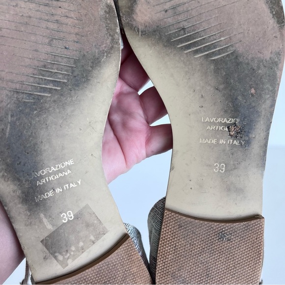 A.Soliani Women’s Multi-Color Leather Sandals - Picture 9 of 10